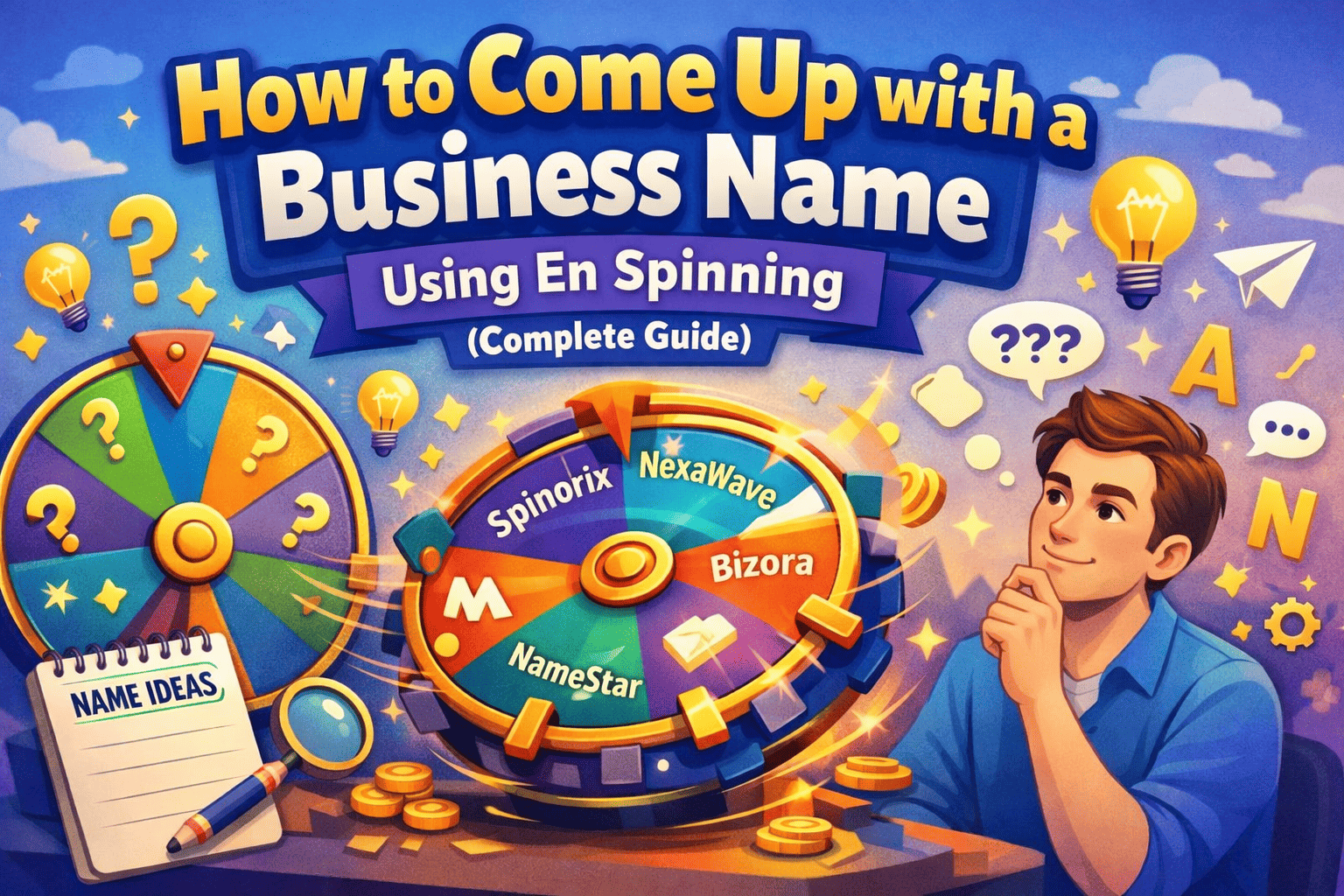 Business Name Using En Spinning